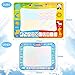Ezire Doodle Drawing Mat, Large Water Doodle Mat 47.2'' x 35.4'' Mess-Free Magic Mat Educational Toys with 6 Magic Pens, 8 Stamps, 1 Mould and 1 Drawing Booklet for Kids Boys Girls