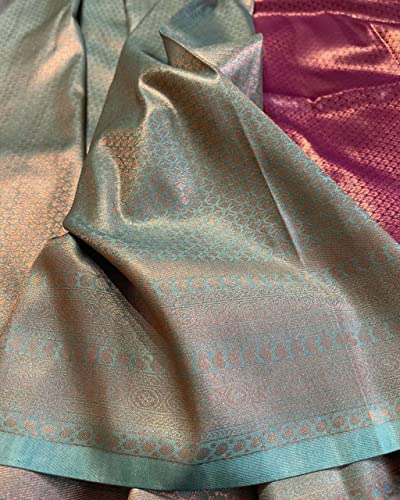 Image of Avantika Fashion Women's Kanjivaram Soft Silk Banarasi Sarees With Blouse Piece