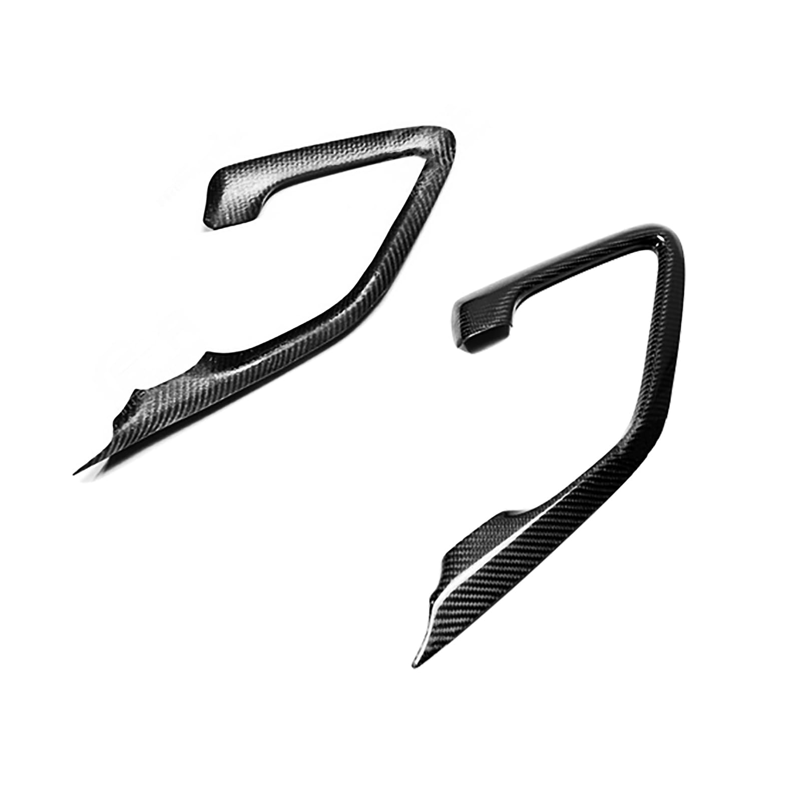 Amazon.co.jp: FINMOKAL ブラックリアルカーボンファイバー車内装ドア