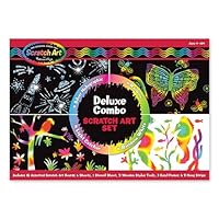 Algopix Similar Product 18 - Melissa Doug Deluxe Combo Scratch Art