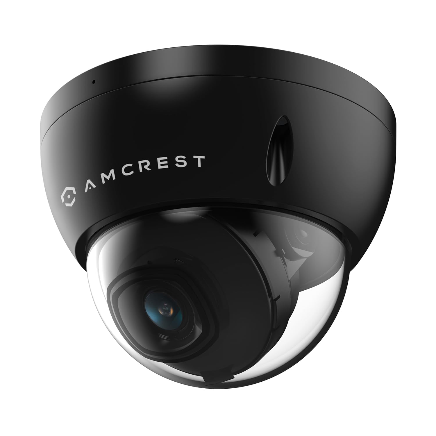 Amcrest 5MP POE Camera, Outdoor Vandal Dome Security POE IP Camera, 5-Megapixel, 98ft NightVision, 2.8mm Lens, IP67, IK10 Resistance, MicroSD 256GB (Sold Separately), Cloud, NVR (IP5M-D1188EB-AI-V3)