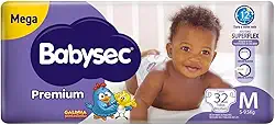 Babysec Fralda Premium M 32 Unidades