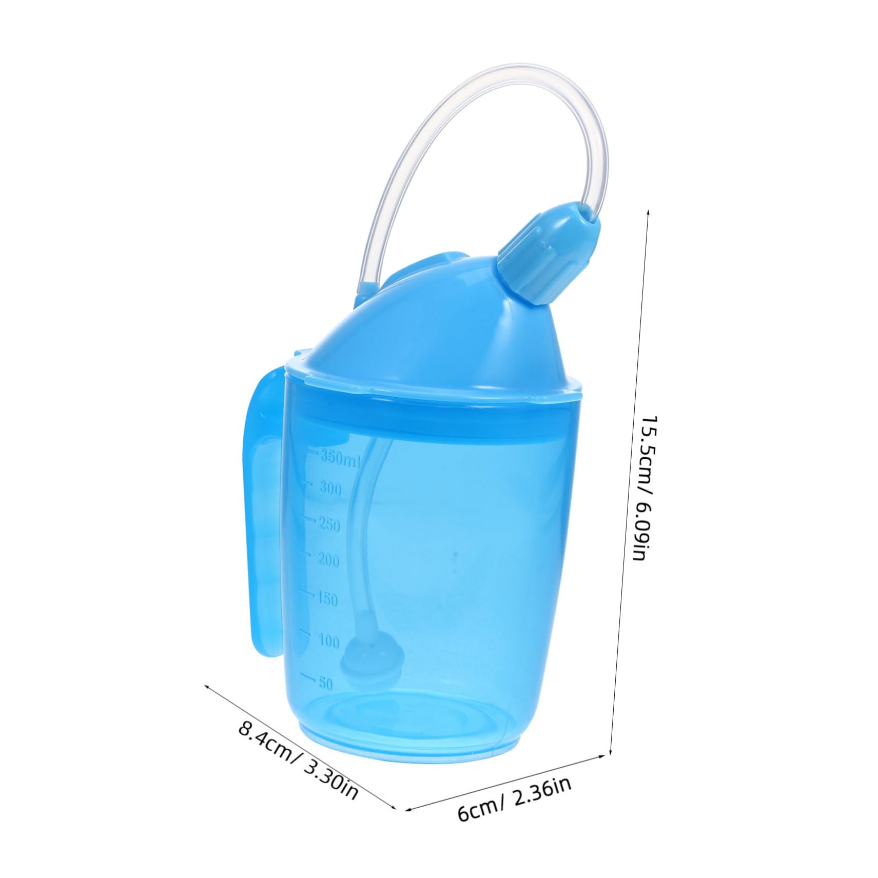 FOMIYES 2 Piezas copa de lactancia líquido Bebiendo taza plastico vasitos plastico taza para sorber con pajita de agua para paciente discapacitado para ancianos el