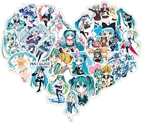 初音ミク　ステッカーシール Amazon | 50枚 初音ミクステッカーセット ボーカロイド防水シール