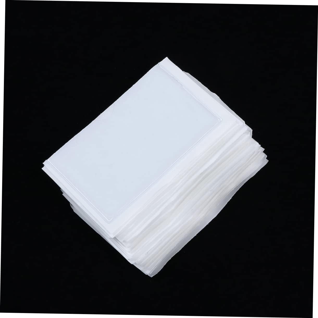 Happyyami 72pièces Pochettes Transparentes Auto-adhésives Pour Organiser Et Protéger Badges Cartes Et Documents Durable Et Résistant