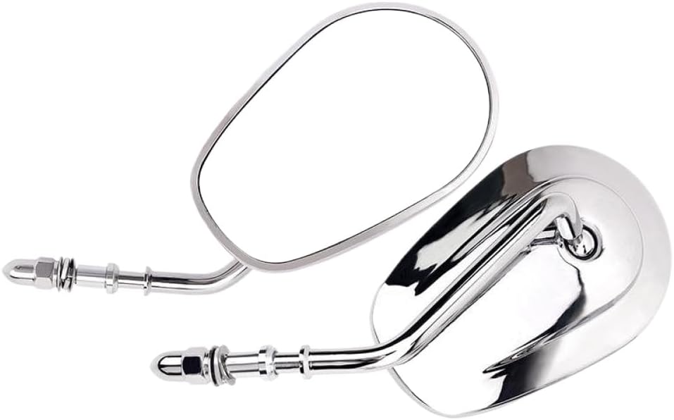 Motorcycle Rear View Mirror Set - Left and Right Side Replacement Mirrors Compatible with Models Including Freewheeler FLRT, Heritage Softail FLSTC, Iron 883 XL883N
