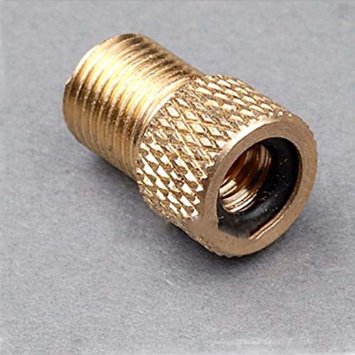 Garneck Adaptador de válvula Presta, 5 peças, converte Presta para Schrader French/RU para EUA, ferr