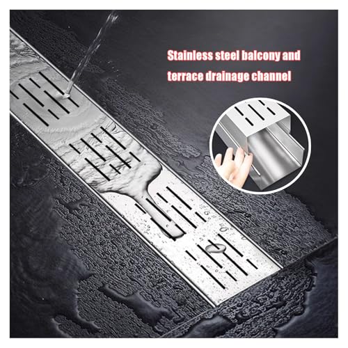 Filtre de drainage en acier inoxydable pour l'évacuation d'eau de terrasse - 5