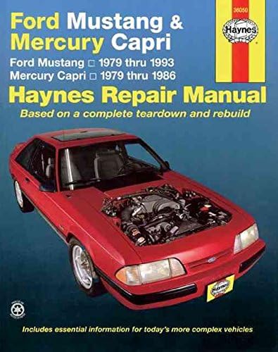 [Ford Mustang Mercury Capri Automotive Repair Manual] (By: Larry Warren) [published: September, 1988]