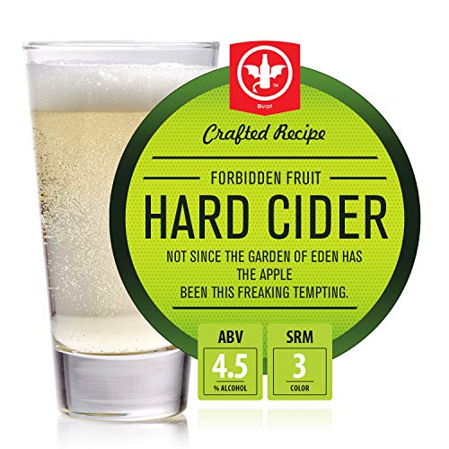 Brewdemon Hard Cider Kit By Demon Brewing Company - Conical Fermenter Eliminates Sediment And Makes Wicked-Good Home Made Cider - 2 Gallon Hard Cider Kit #TOP2