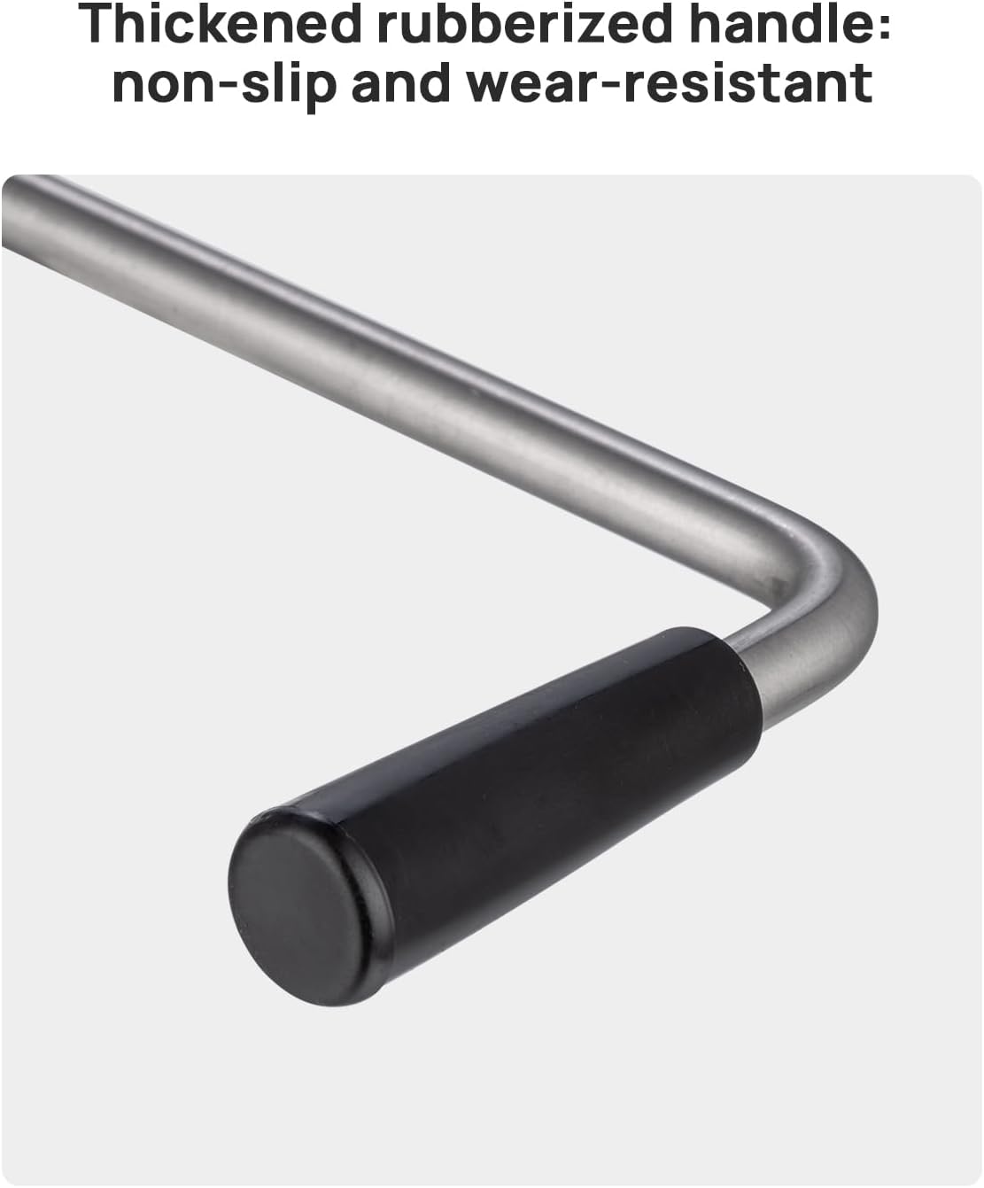 Replacement Handle for Commercial Sink Drain, Waste Valve Drain Lever Drain Parts Repair, Stainless Steel