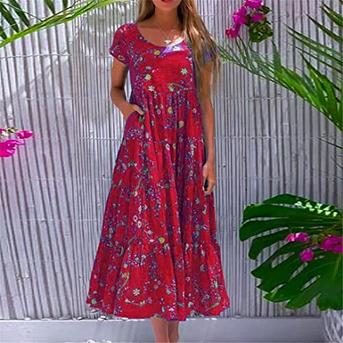 Robe longue décontractée violette pour masquer les complexes - 5