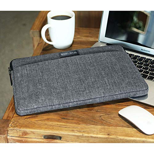 KIZUNA 13 Inch Laptop Sleeve Computer Case Water Resistant Bag for 13.5\" Surface Book 3/ThinkPad X1 Carbon/Lenovo Yoga C930 C740 S740/IdeaPad C340/HUAWEI MateBook D 14/DELL Latitude 14/ASUS, Grey