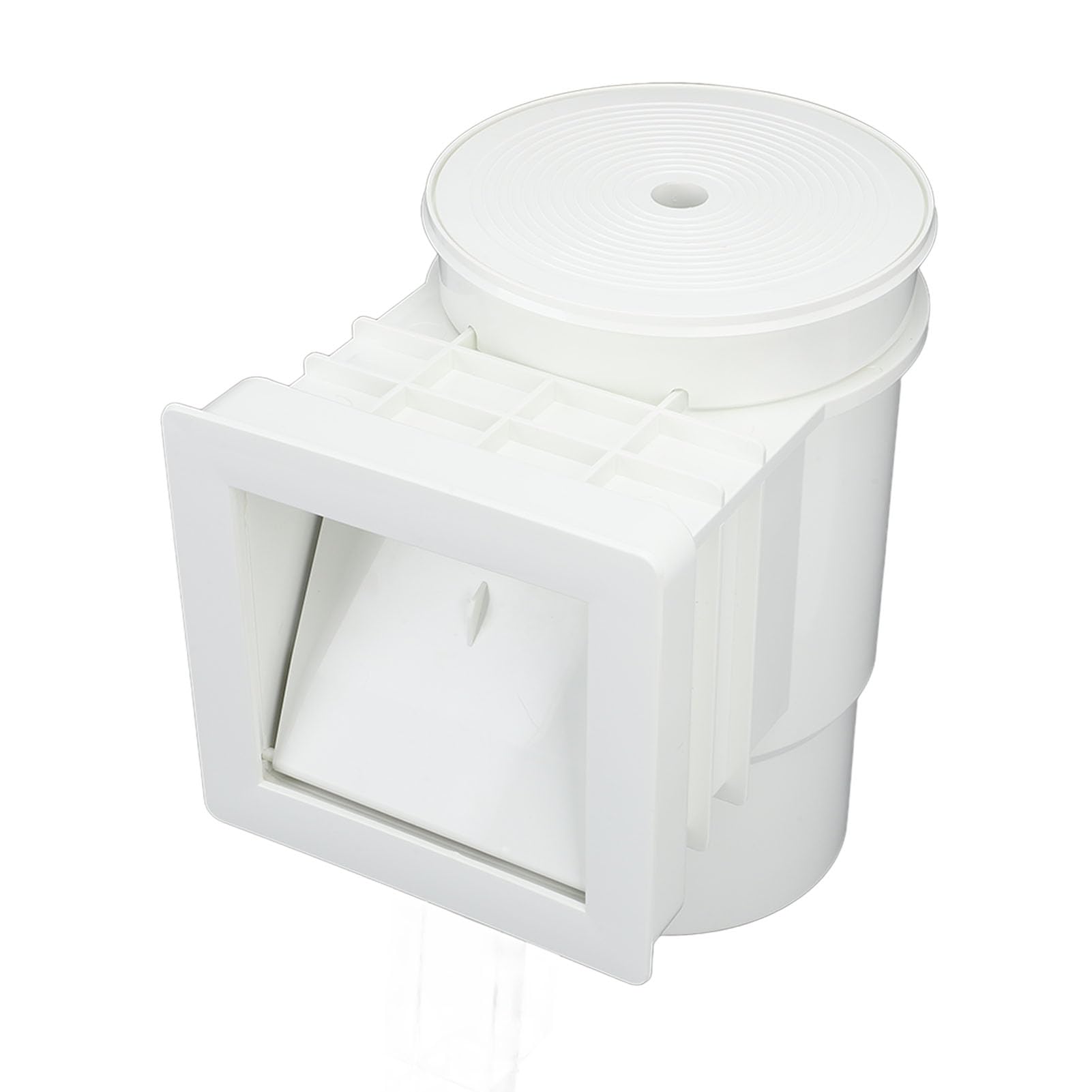 Kikumi Skimmer per Piscina a Bocca Larga con Filettatura Interna da 1,5 Pollici Skimmer per Piscina Montato a Parete da 9,5 Litri