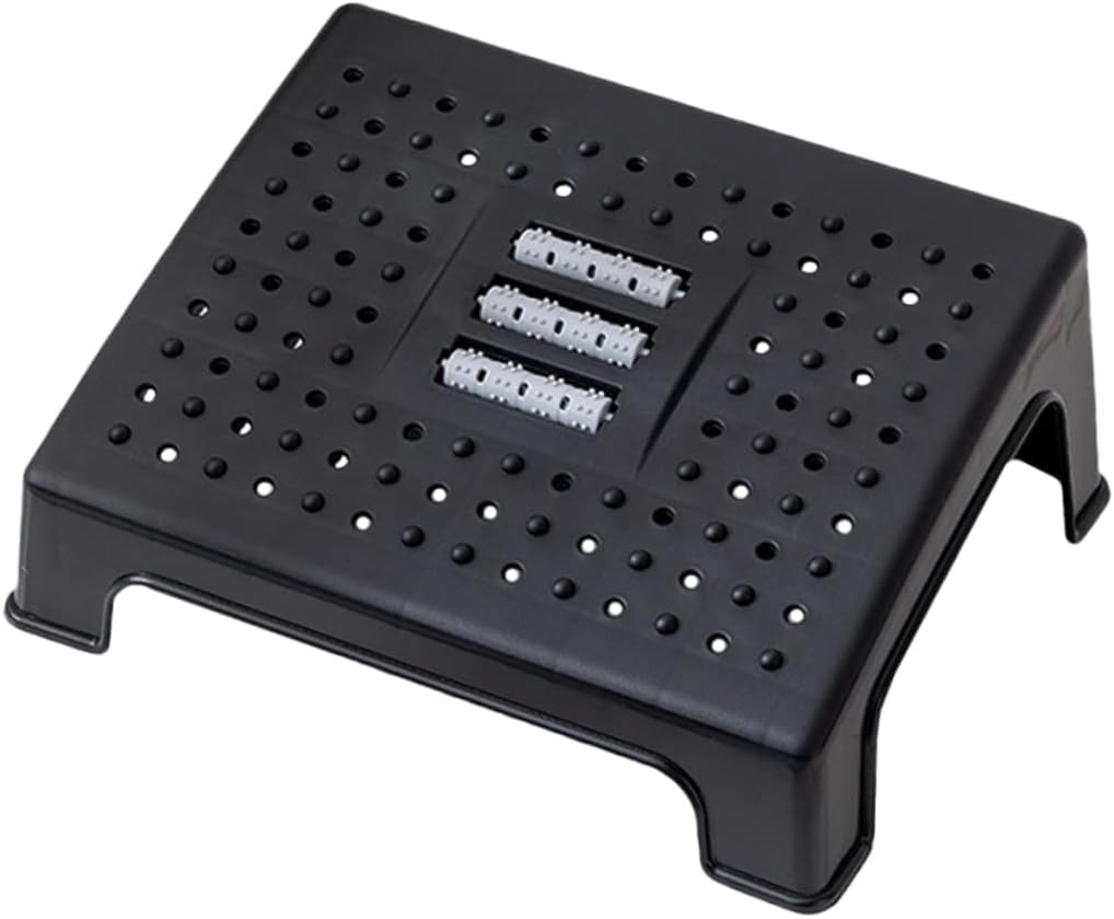 Footstool Under Desk Step Footrest for Home Office Comfortable Leg Rest for Relaxation for Bedroom and Bathroom Use