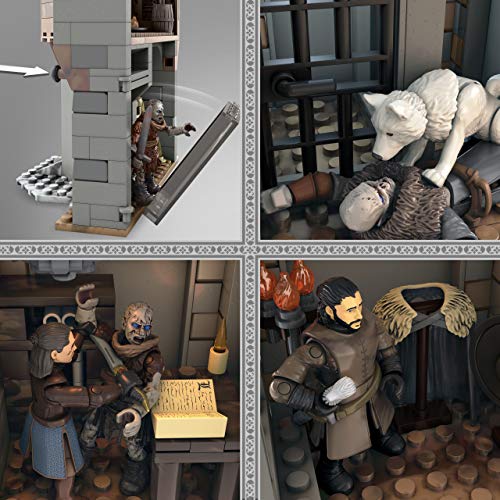 Mega Construx GMN75 - Probuilder Game of Thrones Die Schlacht um Winterfell, enthält 6 originalgetreue Mikro… – Bild 7