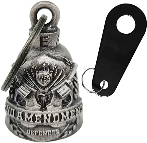 Dream Apparel Motorcycle Bell Guardian Angel Drive Away Gremlin, Biker Bell for Men Women Rider Riding, Good Luck Gift