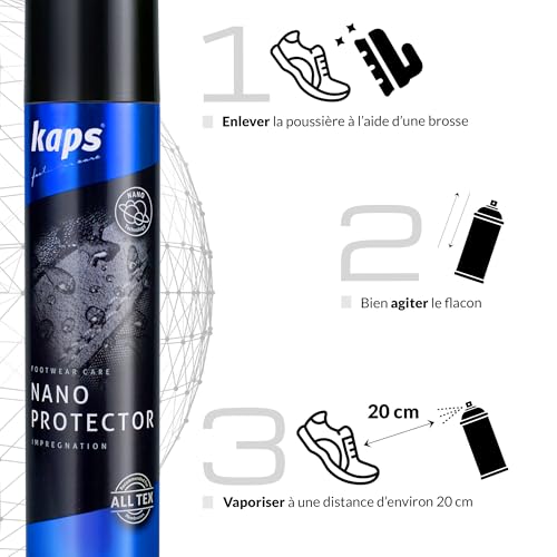 Kaps Nano Protector - Spray Répulsif pour Chaussures en Cuir et Suède Nubuck (200 ml - 6.76 fl. Oz.) – vue 5