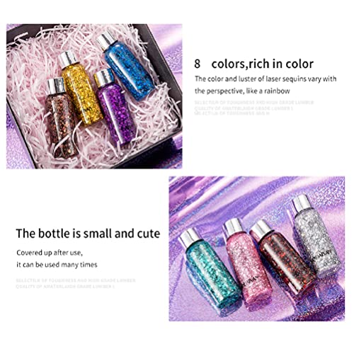Theshiry BODY GLITTER Gel, Make Up Long Lasting Glitter For Body Face Hair Eyeshadow thumb #4