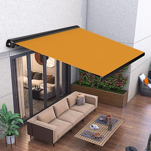 Store de terrasse toile de rechange grise pour créer un coin d'ombre