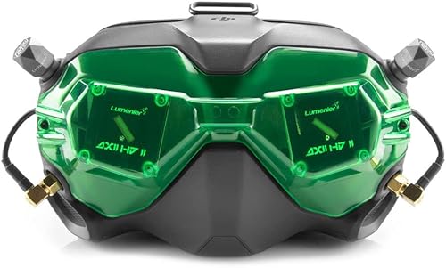 Lumenier AXII HD 2 Patch Visor 5.8GHz Antena Combo Set para Gafas FPV - LHCP - Verde