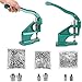 SKEMIX Hand Press Heavy Duty Grommet Machine with 3 Dies (#0#2#4) and 1500 Pcs Grommets Eyelet Tool Kit