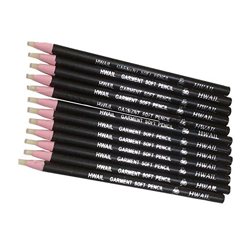 Jainsons Panda Hwail Cut-Free Invisible Wax Pencil for Writing Marking on Fabric, Cloth, Shoes-12 pcs 2
