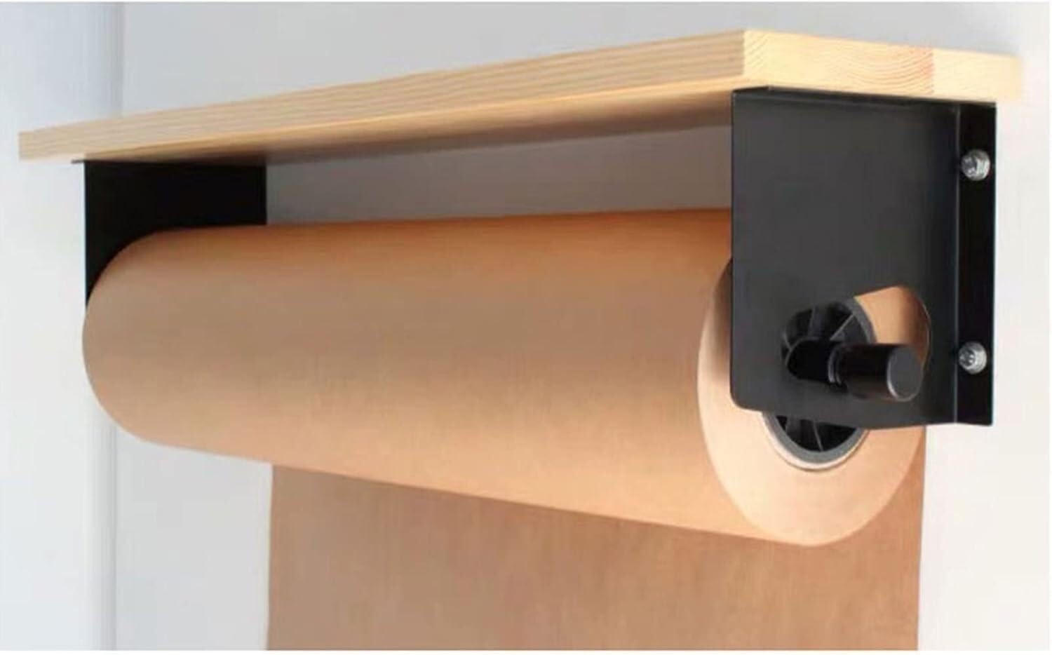 HTTGDGDH Bulletin Board Paper Wall Mounted Kraft Paper Dispenser & Cutter - Home/Studio/Office/Living Room, 40Cm/70Cm/100Cm Wide For Craft Poster Art Paper Roll Christmas Bouquet,100cm/39.4inch wide
