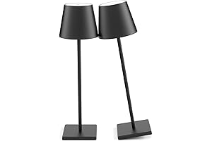 Timjorman Pack of 2 LED Cordless Table Lamps
