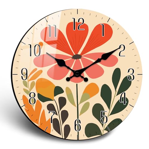 Horloge murale silencieuse sans tic-tac 30 cm pour dormir sans bruit - 2