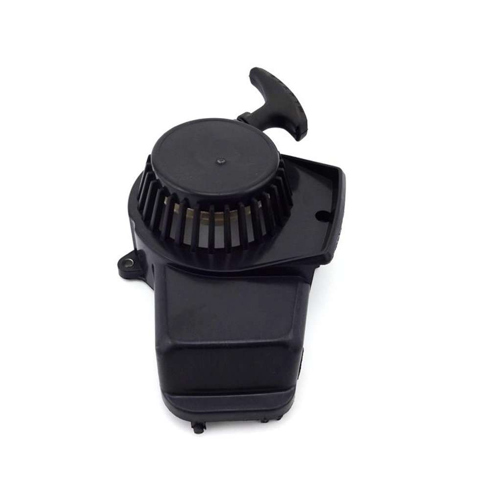 Avviamento autoavvolgente a strappo Stoneder, nero in plastica, a 2 tempi, 47 cc, 49 cc, motore per minimoto pocket, minimoto Dirt Bike, ATV, Quad a 4 ruote