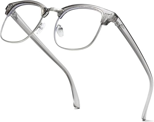 Stylish Half-Frame Computer Blue Light Blocking Glasses - Your Eye's Best Companion