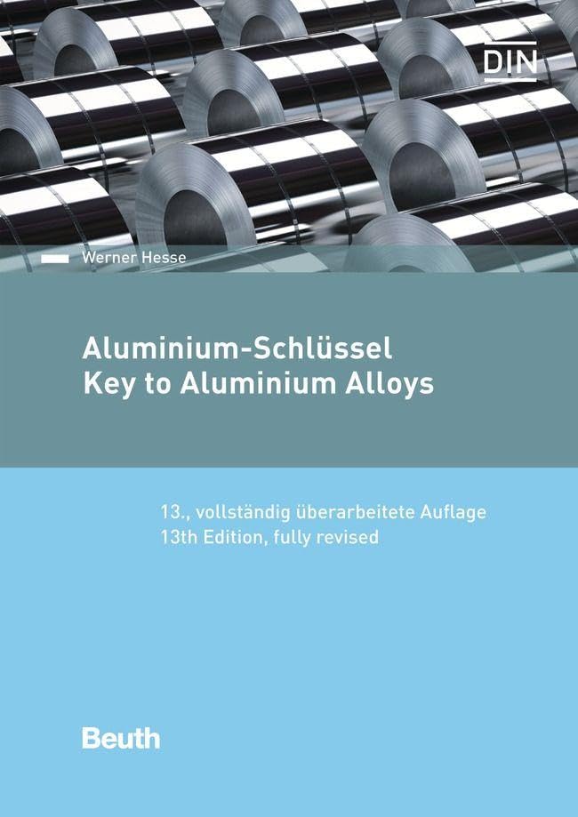 Aluminium-Schlüssel: Deutsch / Englisch