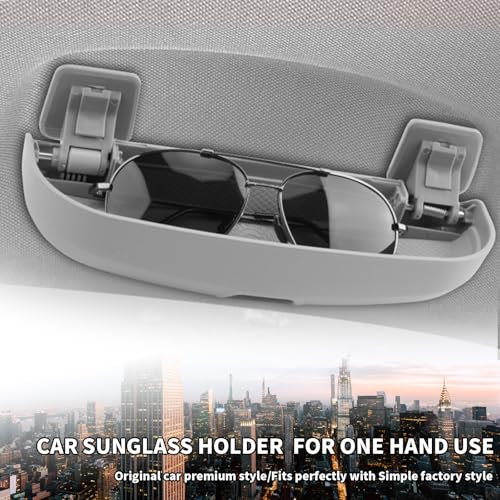 Étui à lunettes de soleil auto Ford Puma MK2 gris de rangement - 2