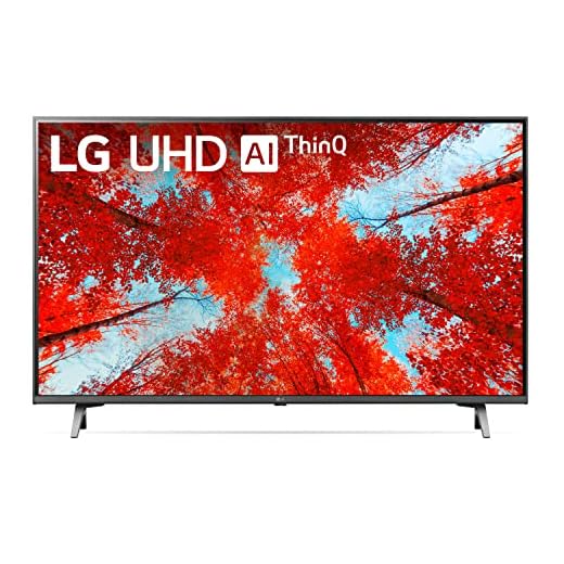 LG 43-Inch Class UQ9000 Series Alexa Built-in 4K Smart TV (3840 x 2160),Bluetooth, Wi-Fi, USB, Ethernet, HDMI 60Hz Refresh Rate, AI-Powered 4K, Cloud Gaming (43UQ9000PUD, 2022)