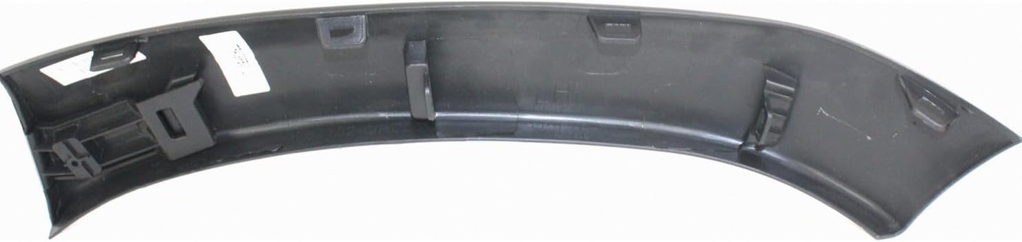 HEADLIGHTSDEPOT Front Driver Side Fwd Fender Flare on Bumper Sport Model Compatible With Toyota RAV4 2009-2012 - Matte Black - TO1004175