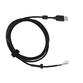 USB Mouse Cable G502 2m Nylon Cable, Plug & Play