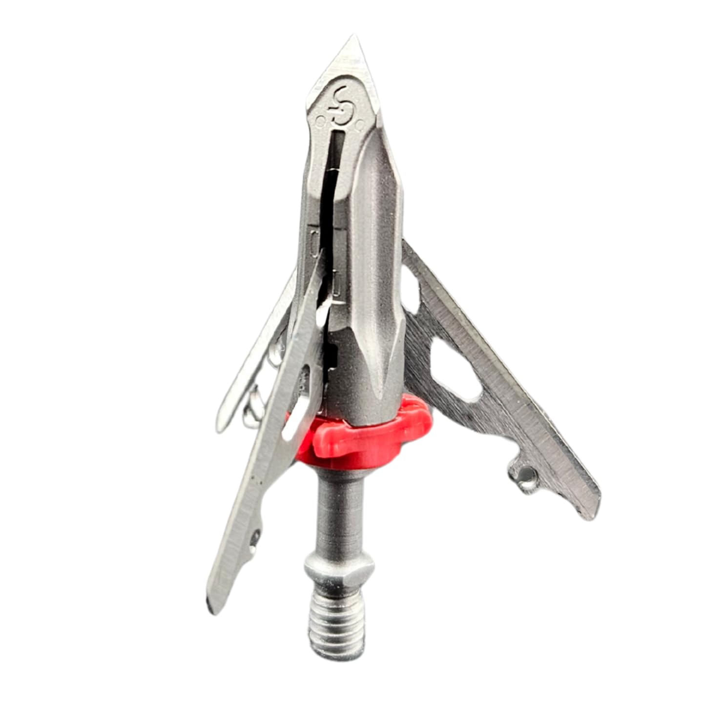 G5 Deadmeat V2 3-Blade | 3-Pack | 100/125 Grains | Razor Sharp 1.5" Cutting Diameter Mechanical Blades | Screw in | Compound & Recurve Compatible | 1 BMP Practice Tip Included
