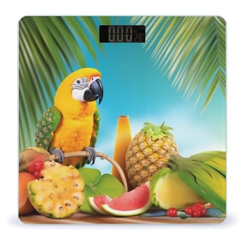 Báscula digital de baño con pantalla LED y capacidad 400 lb miniatura 1