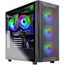 Skytech Gaming Chronos 3 Gaming PC, AMD Ryzen 5 5500 3.6GHz, AMD RX 9060 8GB VRAM, 1TB NVMe SSD, 16GB DDR4 RAM 3200, 650W Gold PSU, WI-FI 5, Windows 11, Desktop