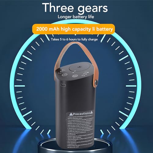 Difusor aromático eléctrico portátil de aluminio silencioso miniatura 7