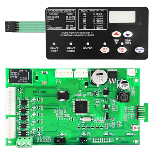 42002-0007S Control Board Kit, with 472610Z Switch Pad, Pool Heater Upgrade Control Board, Replacement for Pentair MasterTemp Sta-Rite Max-E-Therm NA & LP Series Pool & Spa Heater Electrical Systems
