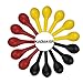KADBANER Red Yellow Black Balloons,100 Pack 12 Inch Latex Balloons