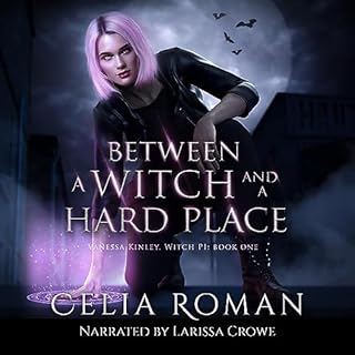 Between a Witch and a Hard Place Audiolibro Por Celia Roman arte de portada