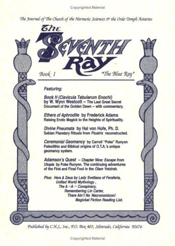 The Seventh Ray, Book I, The Blue Ray