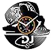 Produktbild EVEVO DJ Dance Music Wanduhr Vinyl Schallplatte Retro-Uhr Handgefertigt Vintage-Geschenk Style Raum Home Dekorationen Tolles Geschenk Wanduhr DJ Dance Music