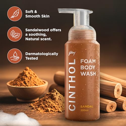 Image of Cinthol Sandal Foam Body Wash (750ml) | Unique Foam Formula for Moisturized & Irresistibly Soft Skin | Suitable for All Skin Types