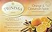 Twinings Orange & Cinnamon Spice Herbal Tea Individually Wrapped Bags, 20 Count (Pack of 1), Naturally Caffeine-Free, Enjoy Hot or Iced, 20 Teabags