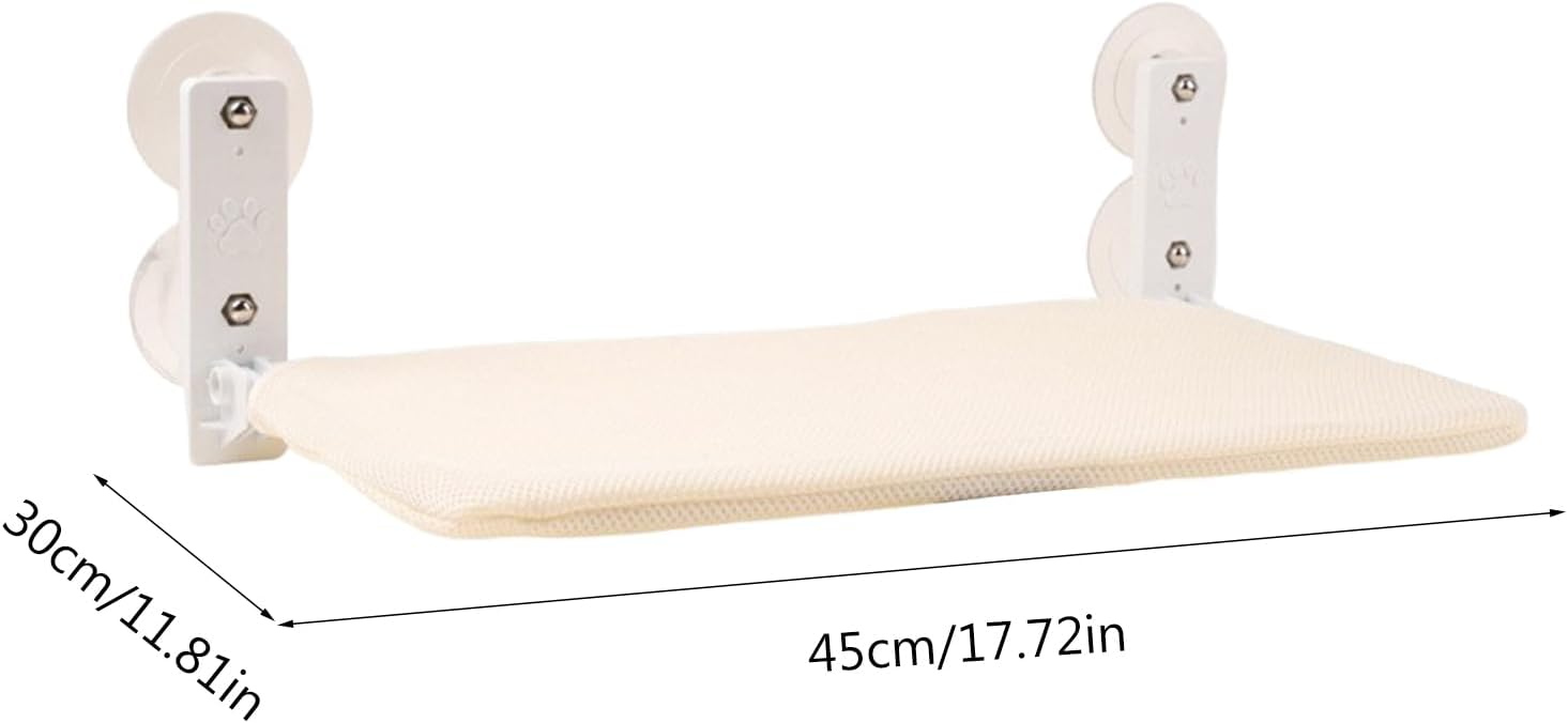 Hanging Bed Pet Hammock Aerials Cats House Kitten Climbing Frame Sunny Window Seats Bearing Pet Accessories Basket Beds for Indoor Cats Attaches to Your from Ceiling