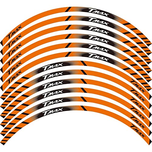 Autocollants de jante TMAX 500 et TMAX 530 pour roues de moto Yamaha 15 pouces